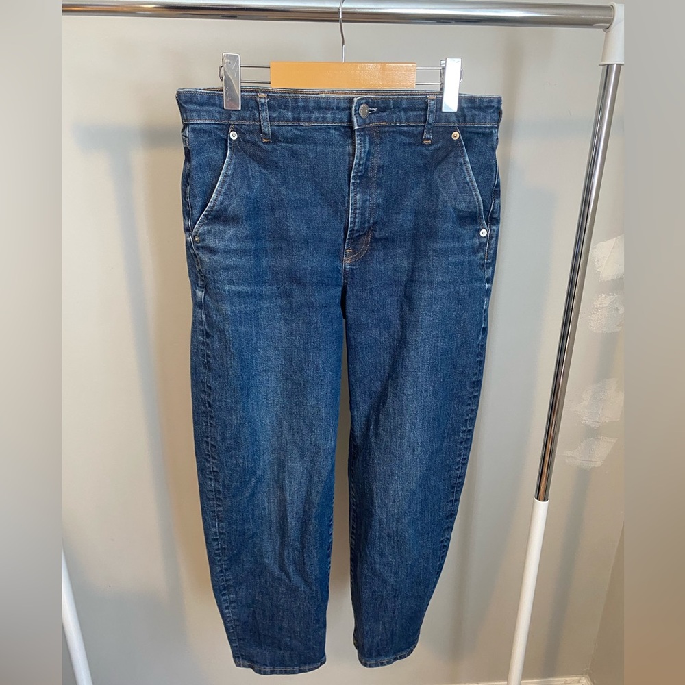 Everlane Relaxed High-Rise Denim Pants - Blue